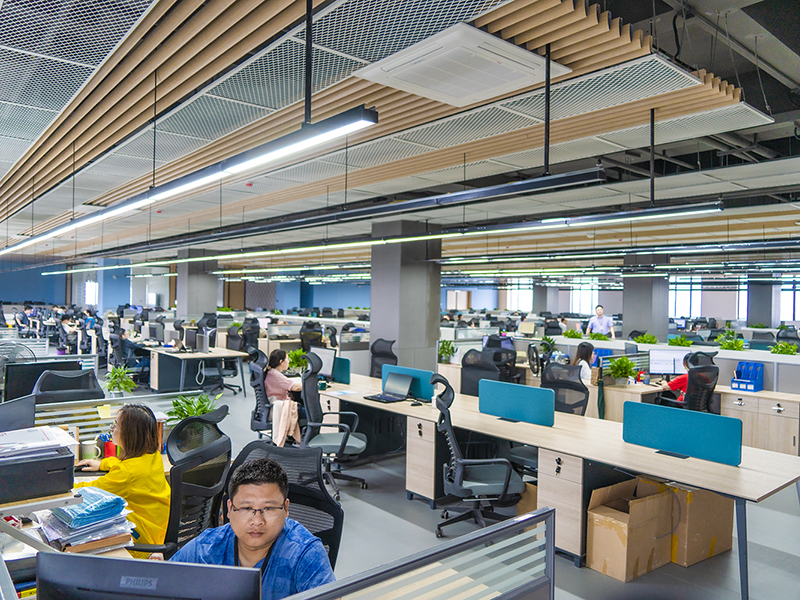 Large office area